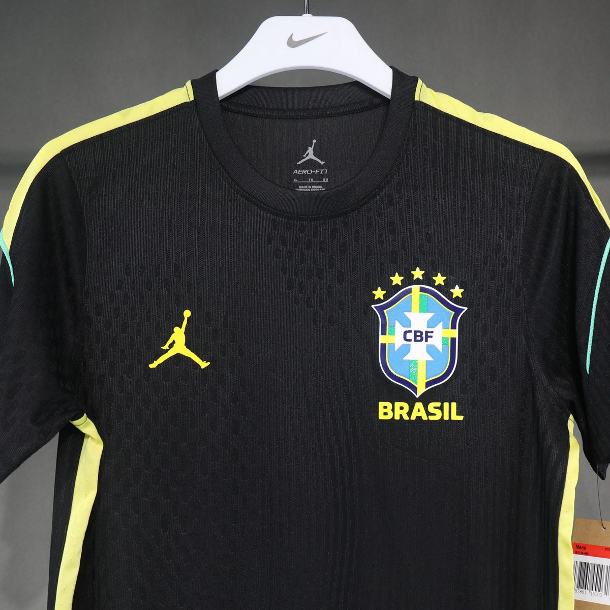 Playera de Entrenamiento Brasil Jordan 2026 Negra negro, foto 5 de 5