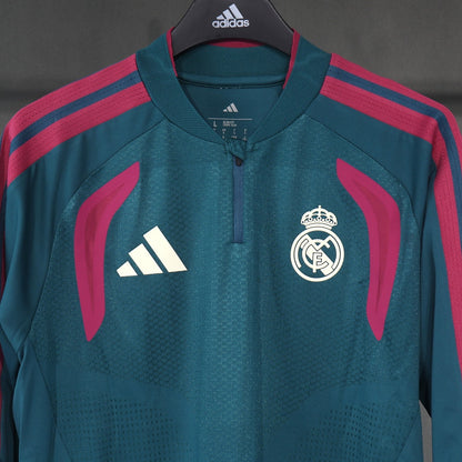 Top de Entrenamiento Medio Cierre Real Madrid adidas 2026 Verde, foto 6 de 6