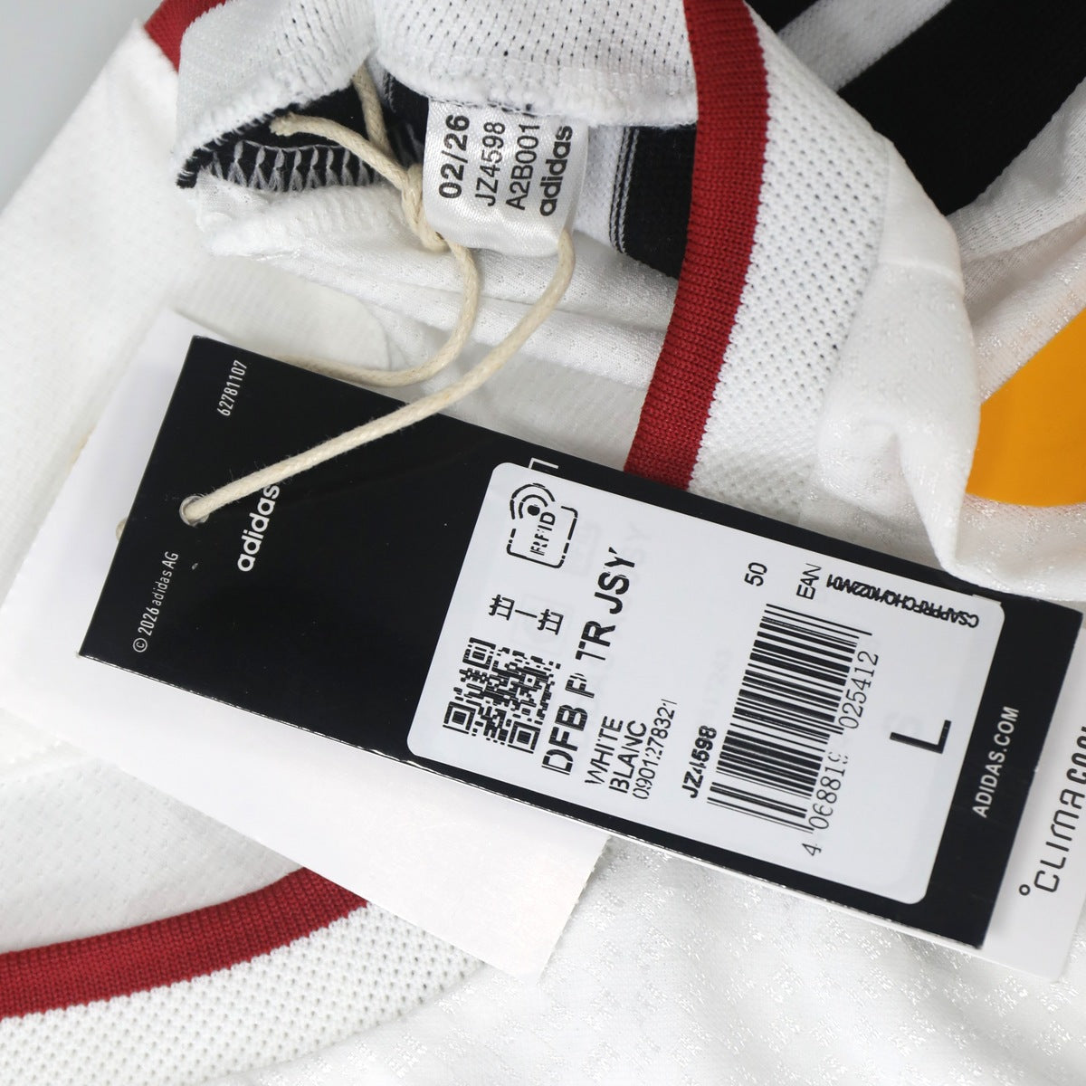 Playera de Entrenamiento Alemania adidas 2026 Blanca blanco, foto 2 de 8