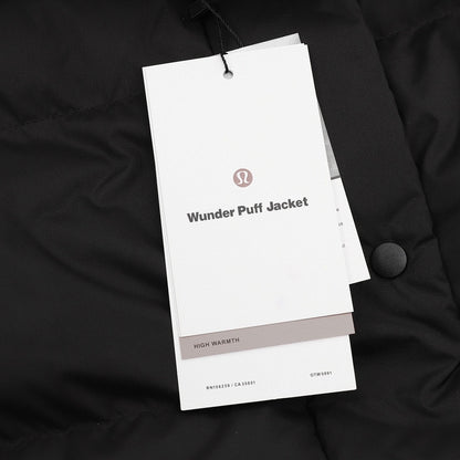 Chamarra de Plumas lululemon Wunder Puff Larga Negra negro, foto 3 de 8