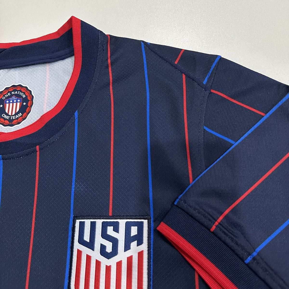 Jersey Estados Unidos 2025 Visitante azul marino, foto 7 de 7