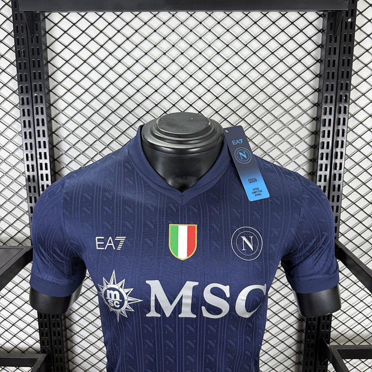 Jersey Napoli 2025-26 Tercero Champions azul marino, foto 8 de 9