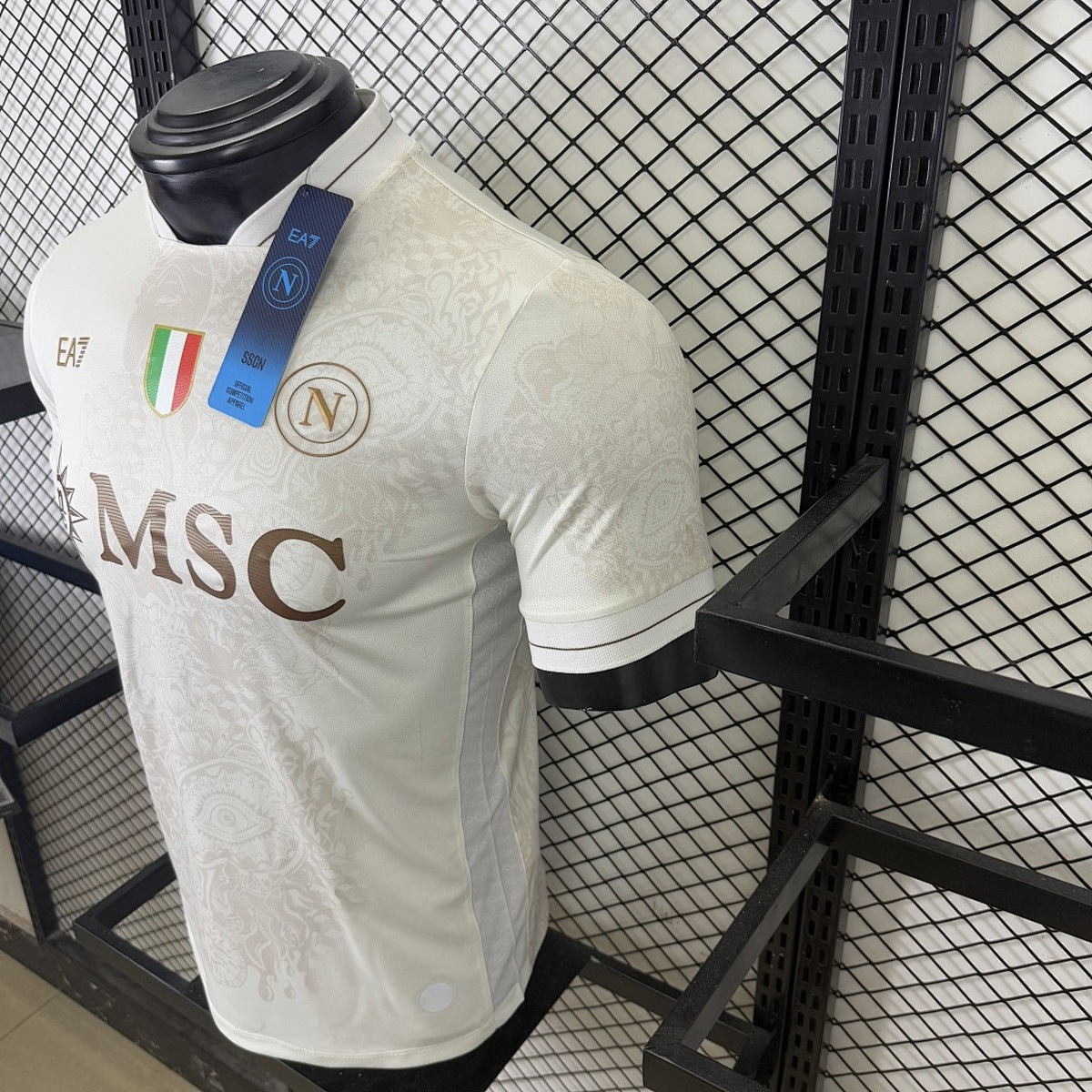 Jersey Napoli 2025-26 Visitante blanco, foto 6 de 9