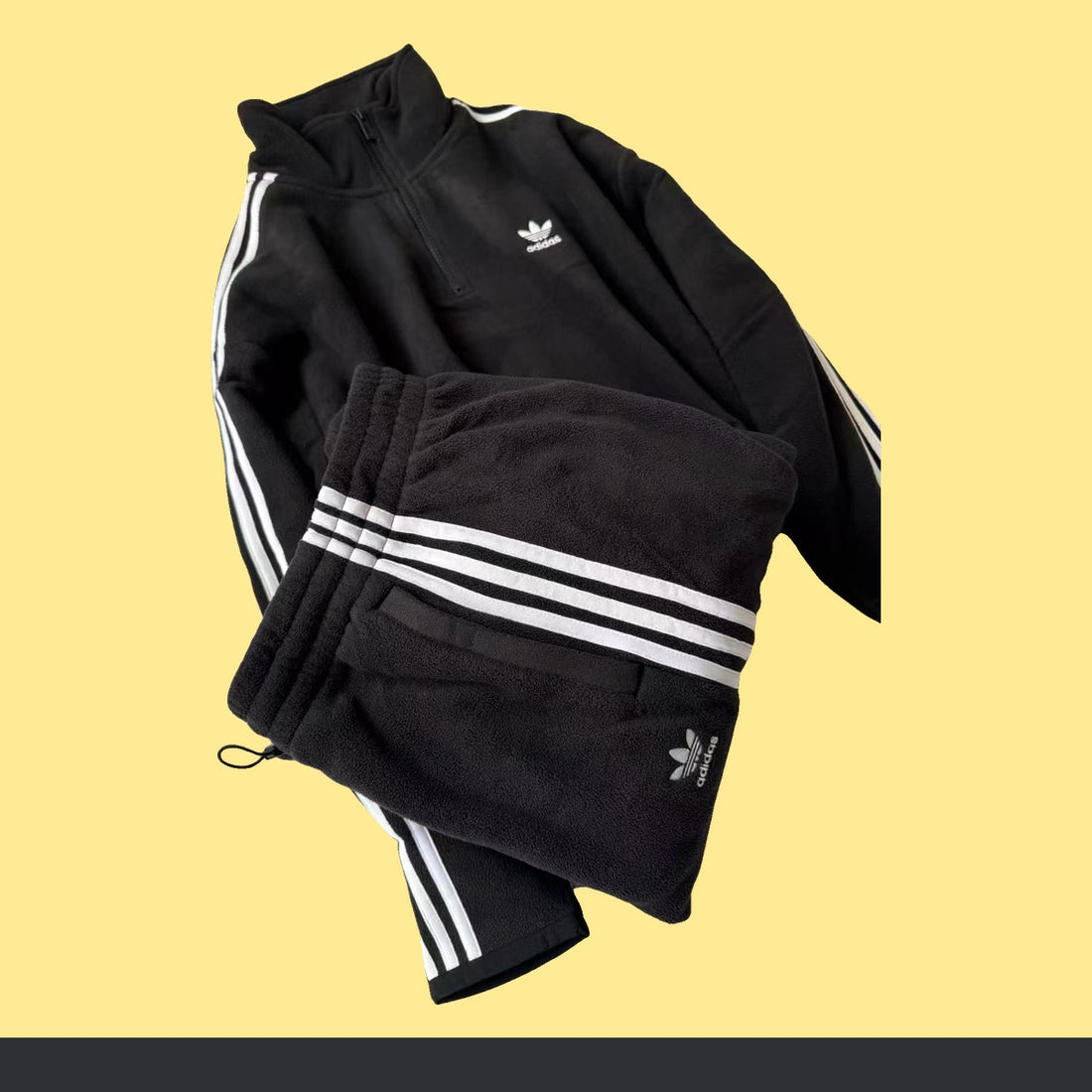 Conjunto adidas Polar Medio Cierre gris, foto 1 de 3