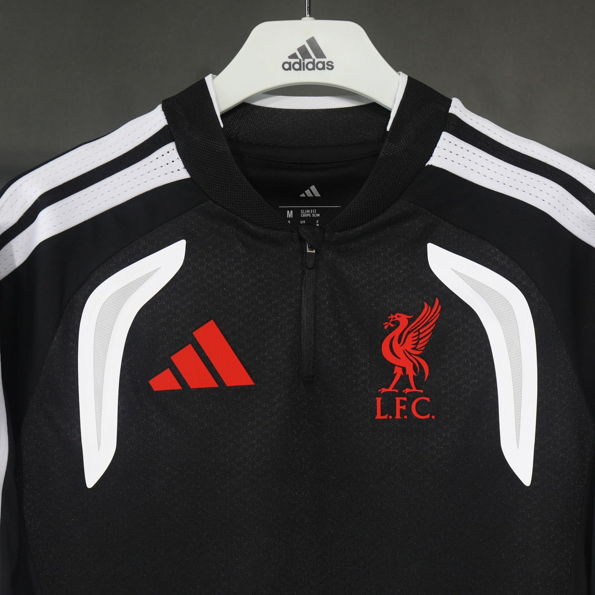 Top de Entrenamiento Medio Cierre Liverpool adidas 2026 Negro, foto 6 de 6