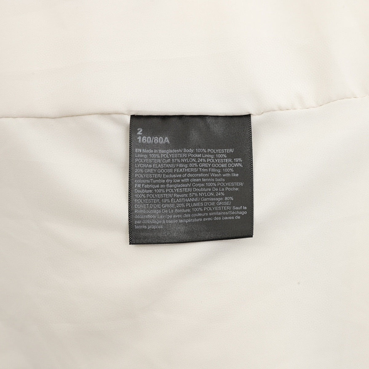 Chamarra de Plumas lululemon Wunder Puff Larga Blanca blanco, foto 2 de 9