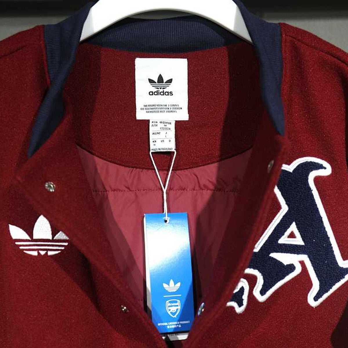 Chamarra Arsenal adidas VRCT Roja rojo, foto 5 de 10