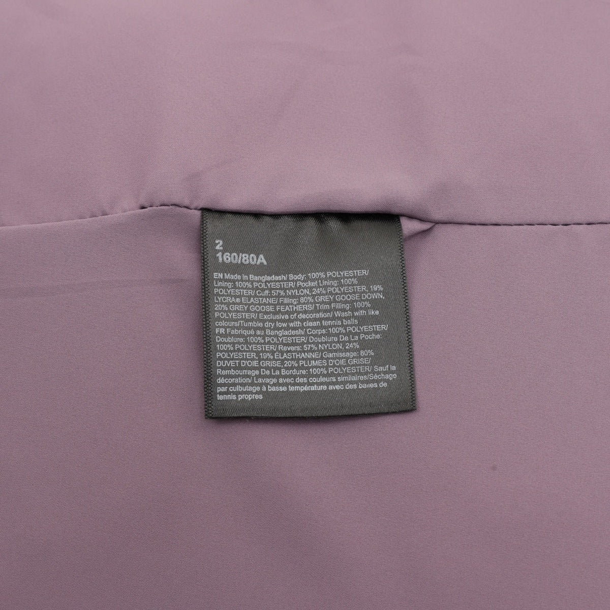 Chamarra de Plumas lululemon Wunder Puff 5 Paneles Lila morado, foto 2 de 9