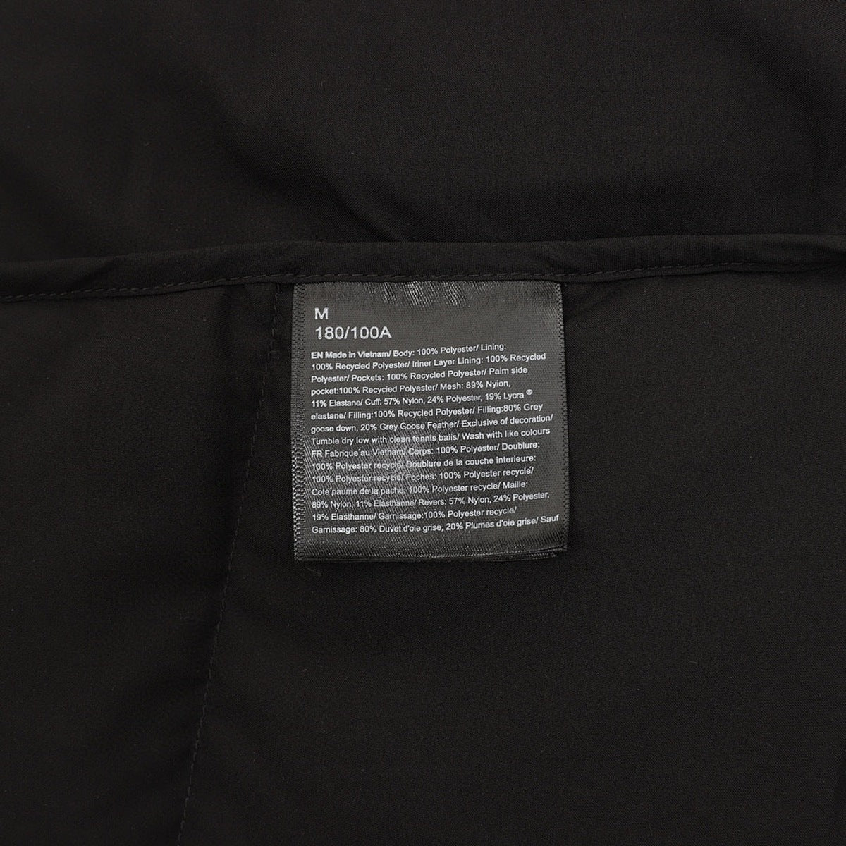 Chamarra lululemon Wunder Puff Negra negro, foto 2 de 9