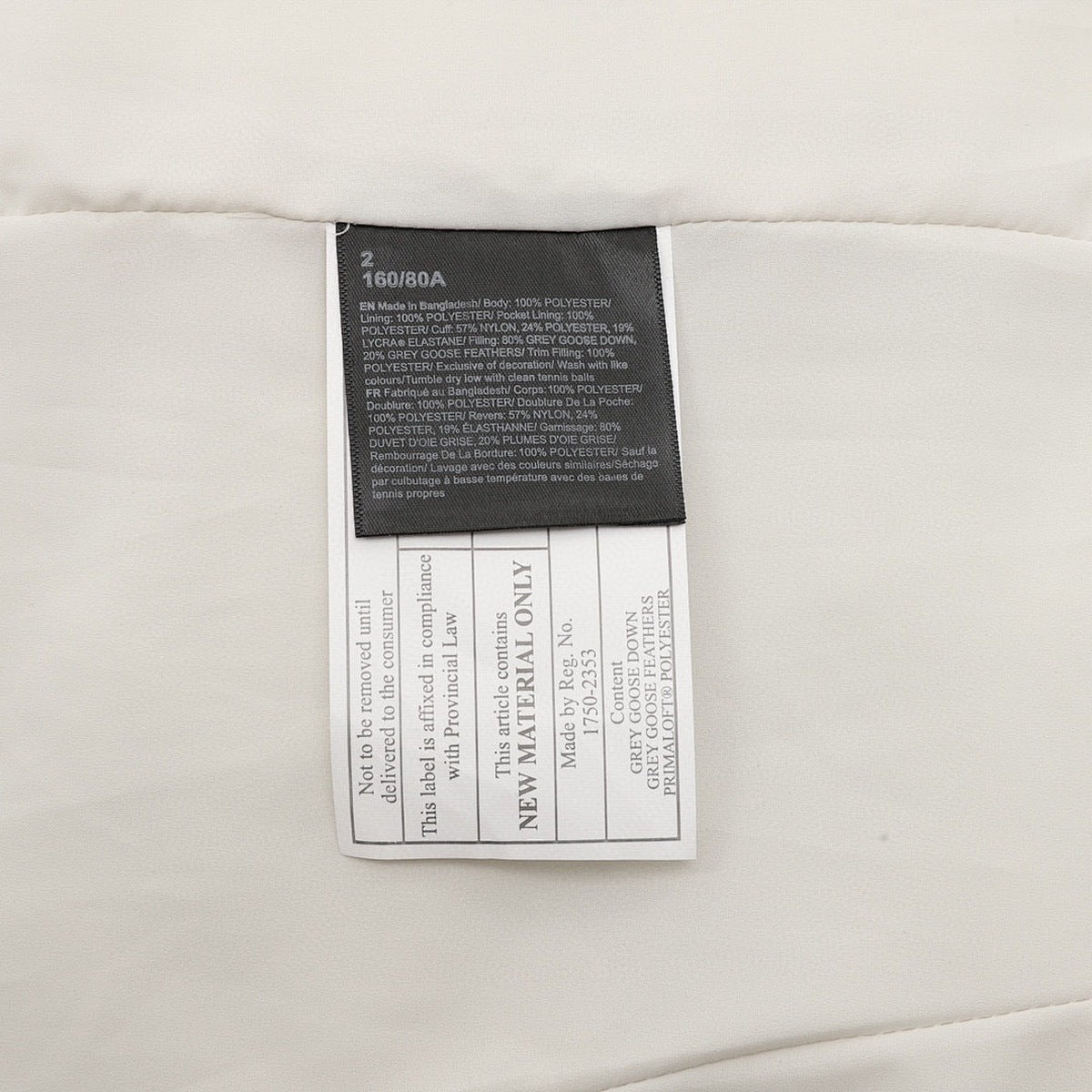 Chaleco de Plumas lululemon Wunder Puff Blanco, foto 2 de 9