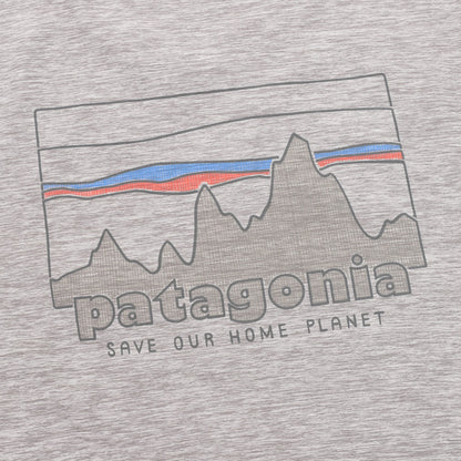 Playera Manga Larga Patagonia Capilene Cool Daily Montañas Gris, foto 2 de 9