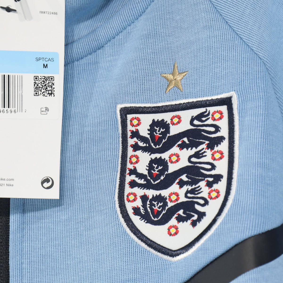 Chamarra Inglaterra Nike 2026 Azul, foto 7 de 8
