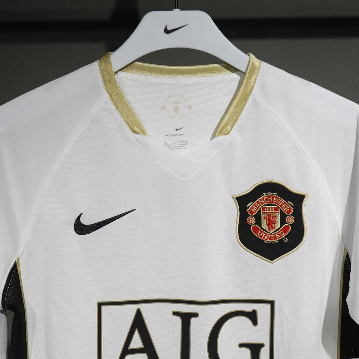 Jersey Manchester United 2006-07 Visitante blanco, foto 5 de 13