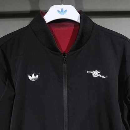 Chamarra Arsenal adidas 25/26 Terrace Icons Reversible Roja rojo, foto 2 de 6
