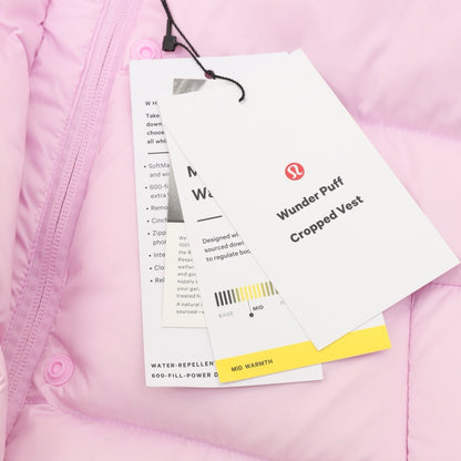 Chaleco lululemon Wunder Puff Rosa, foto 3 de 9