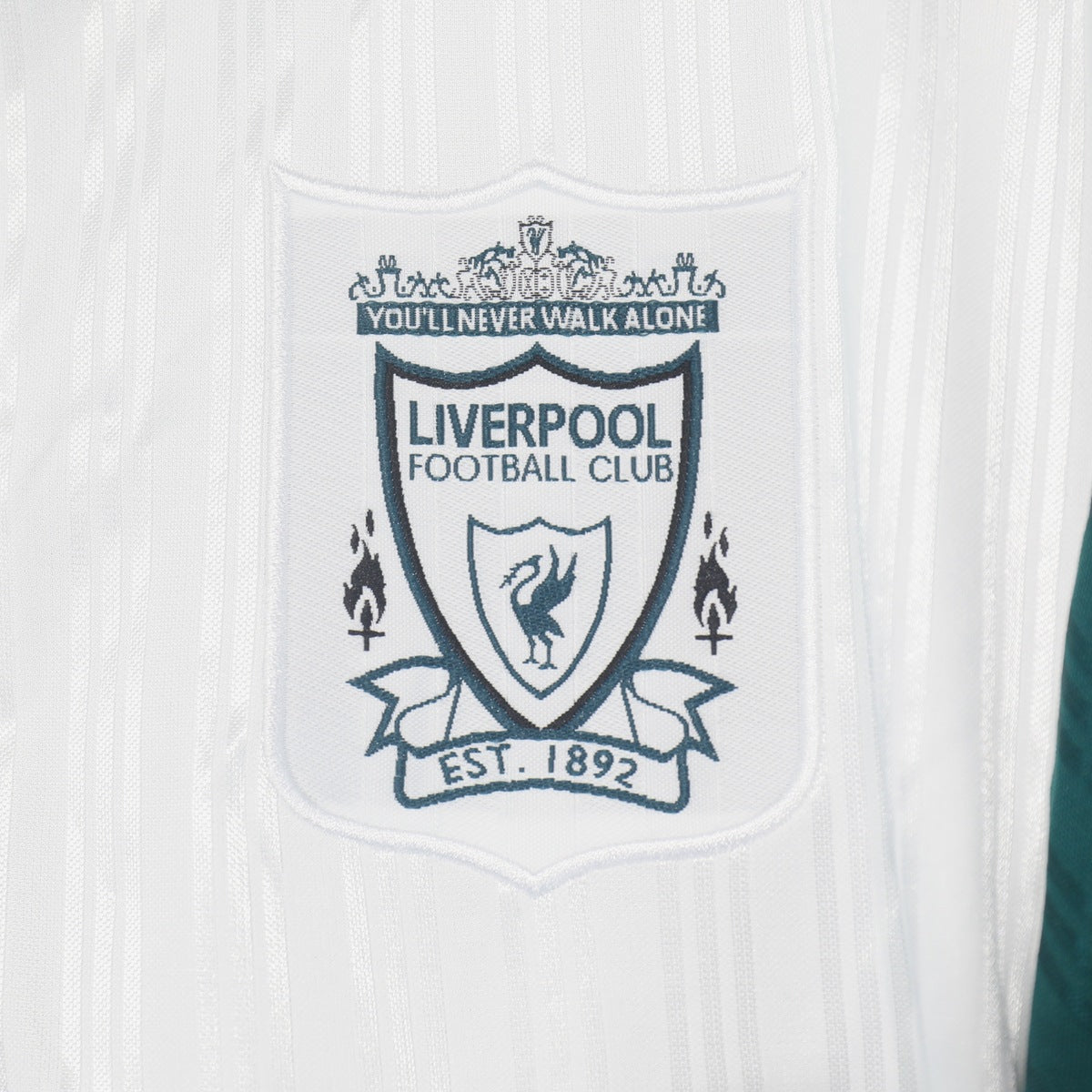 Playera Retro Liverpool adidas 1995/96 Sin Patrocinios Blanca blanco, foto 5 de 6