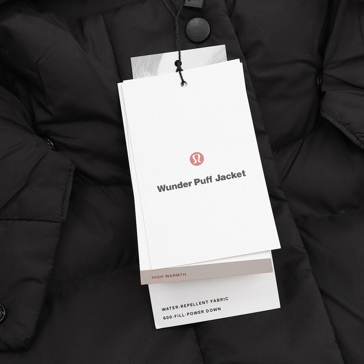 Chaleco de Plumas lululemon Wunder Puff Negro, foto 3 de 9