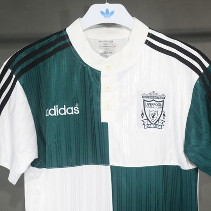 Playera Retro Liverpool adidas 1995/96 Sin Patrocinios Blanca blanco, foto 6 de 6