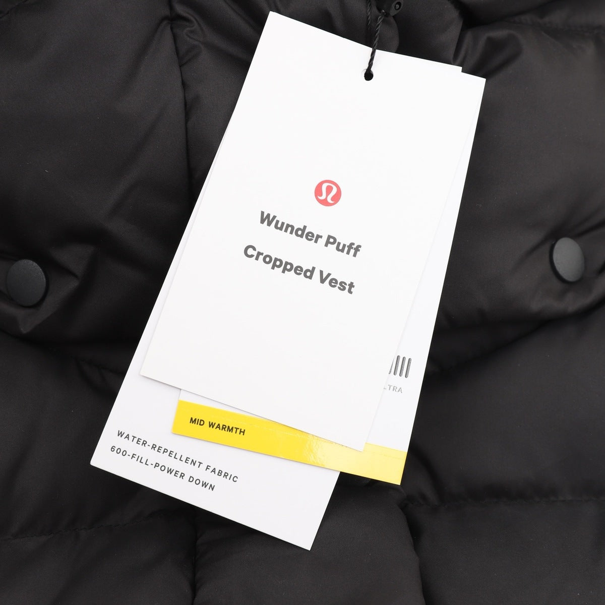 Chaleco lululemon Wunder Puff Negro, foto 4 de 9