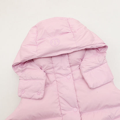 Chaleco de Plumas lululemon Wunder Puff Rosa, foto 8 de 9