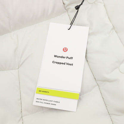 Chaleco lululemon Wunder Puff Blanco, foto 4 de 9
