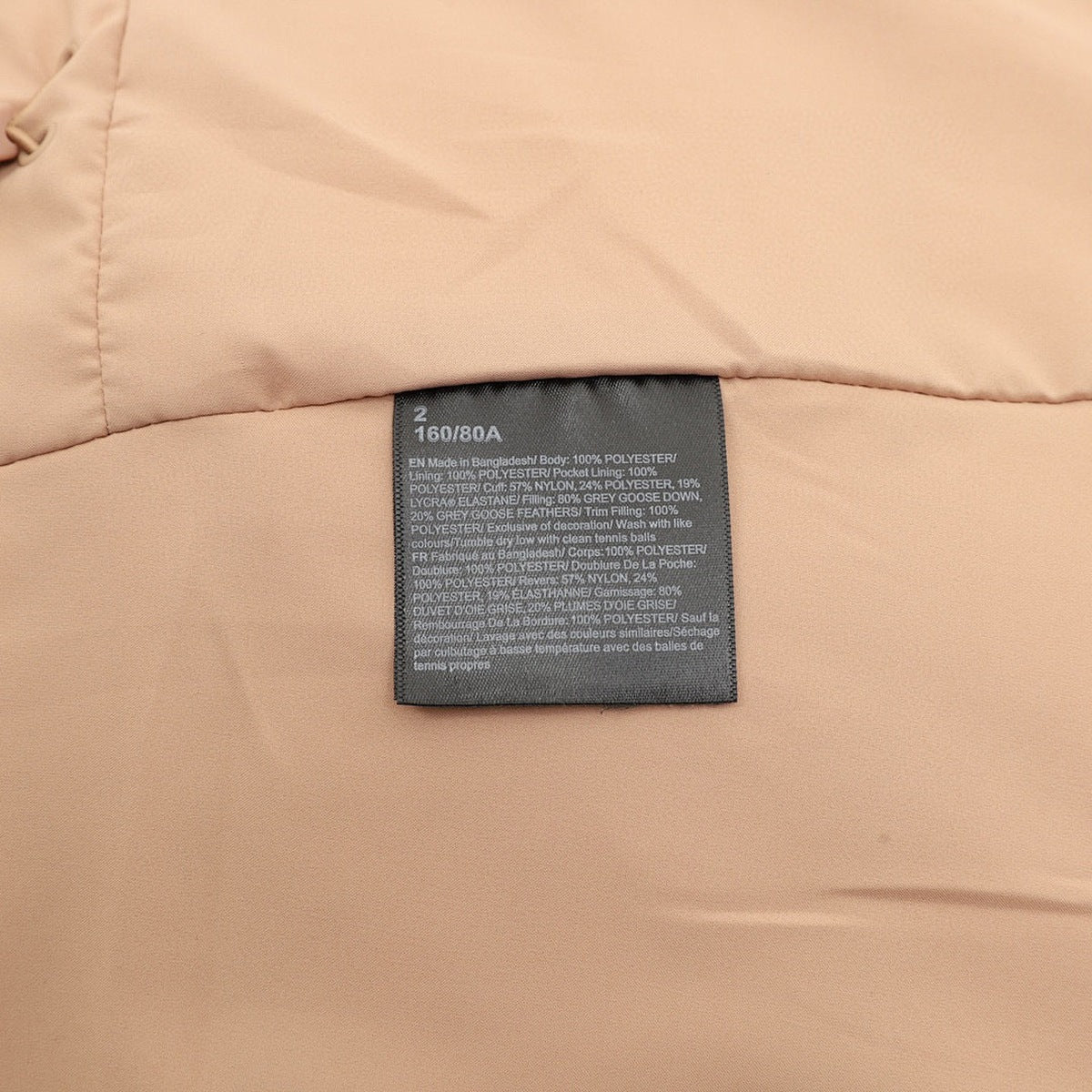 Chamarra de Plumas lululemon Wunder Puff 5 Paneles Durazno beige, foto 2 de 9