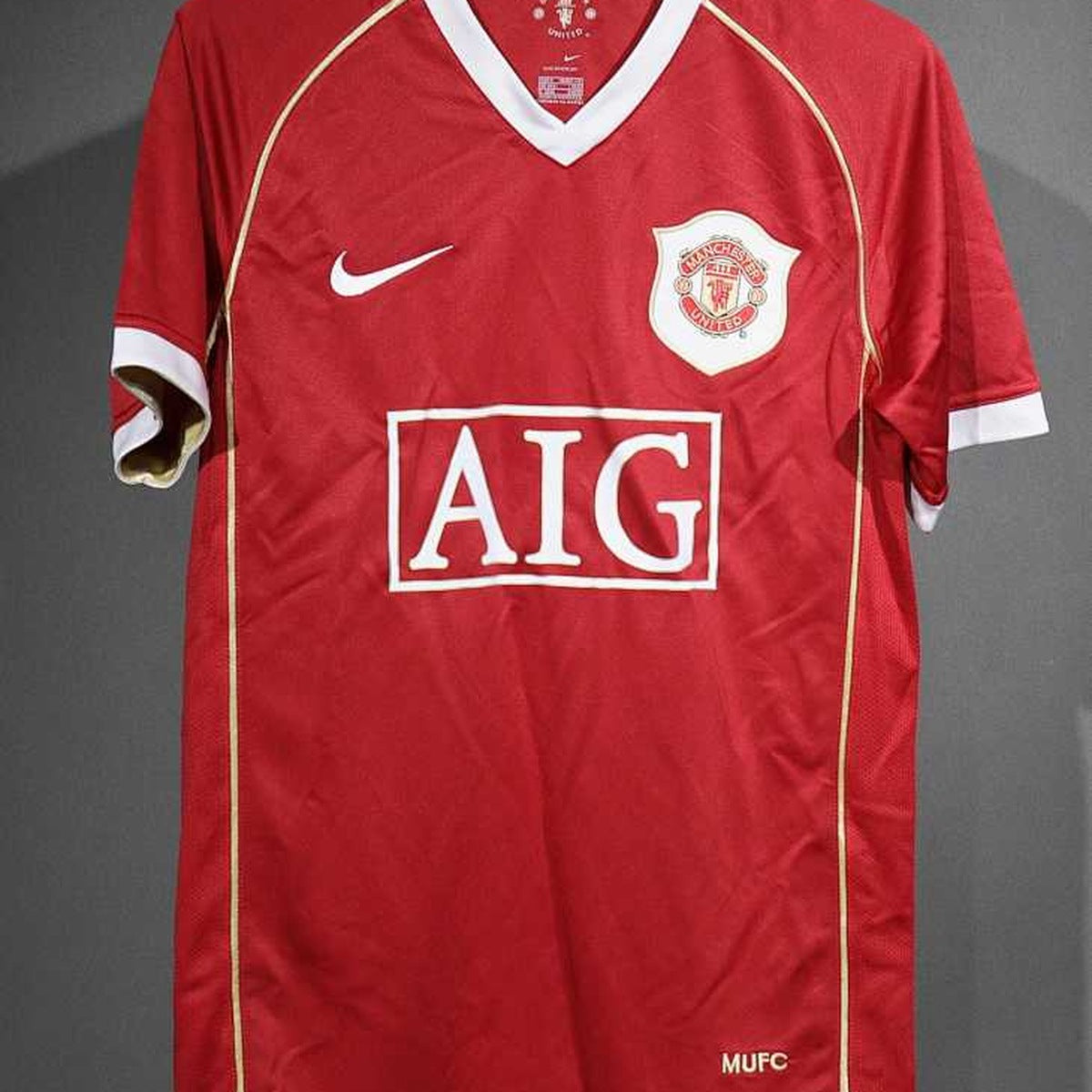 Jersey Manchester United 2006-07 Local rojo, foto 6 de 12