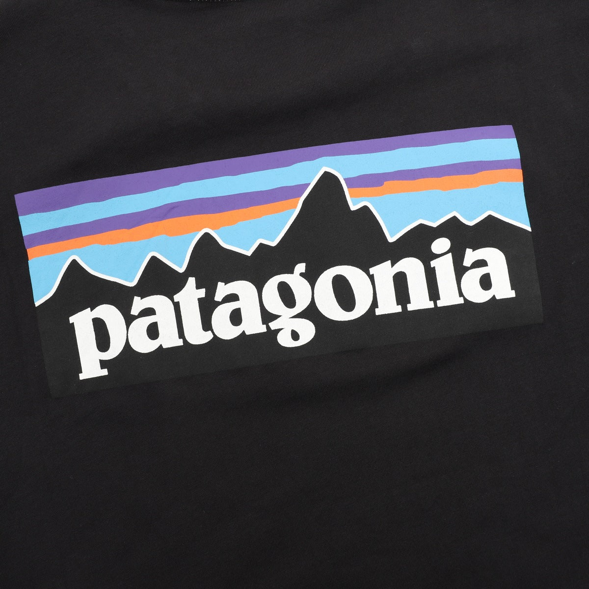 Playera Manga Larga Patagonia P 6 Logo Negra negro, foto 4 de 9