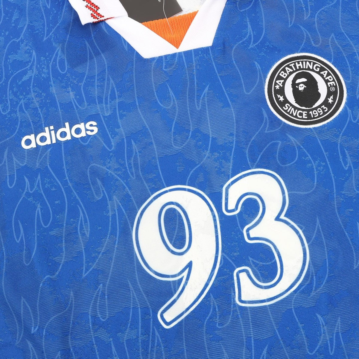 Playera adidas BAPE FLAME Azul, foto 2 de 9