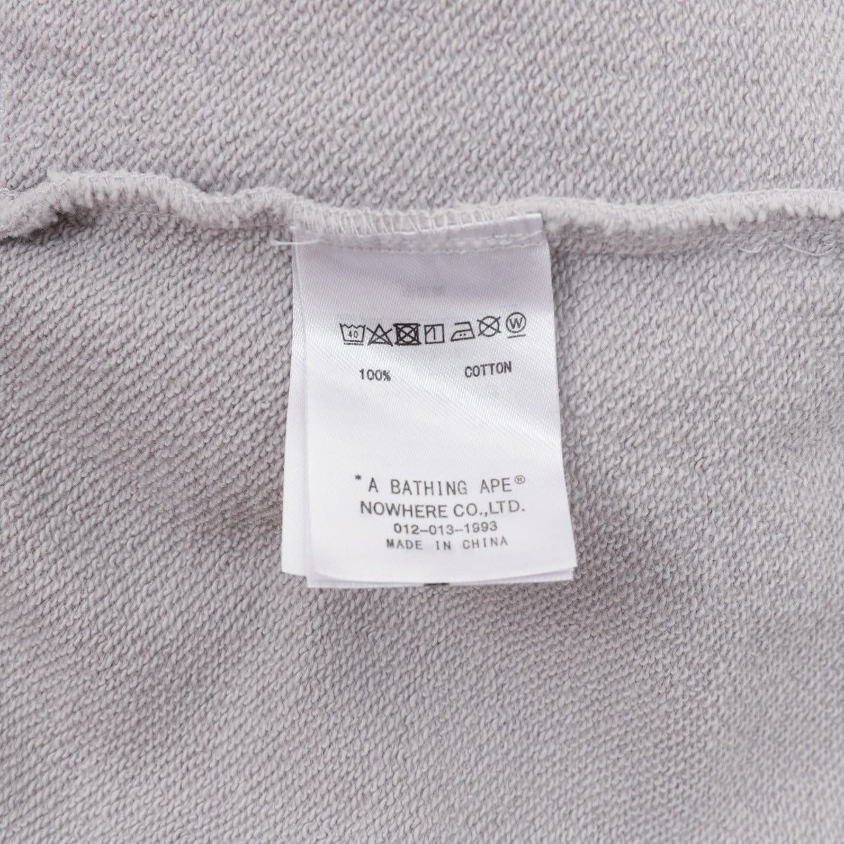 Short BAPE Ape Head One Point Deslavado Gris, foto 7 de 9