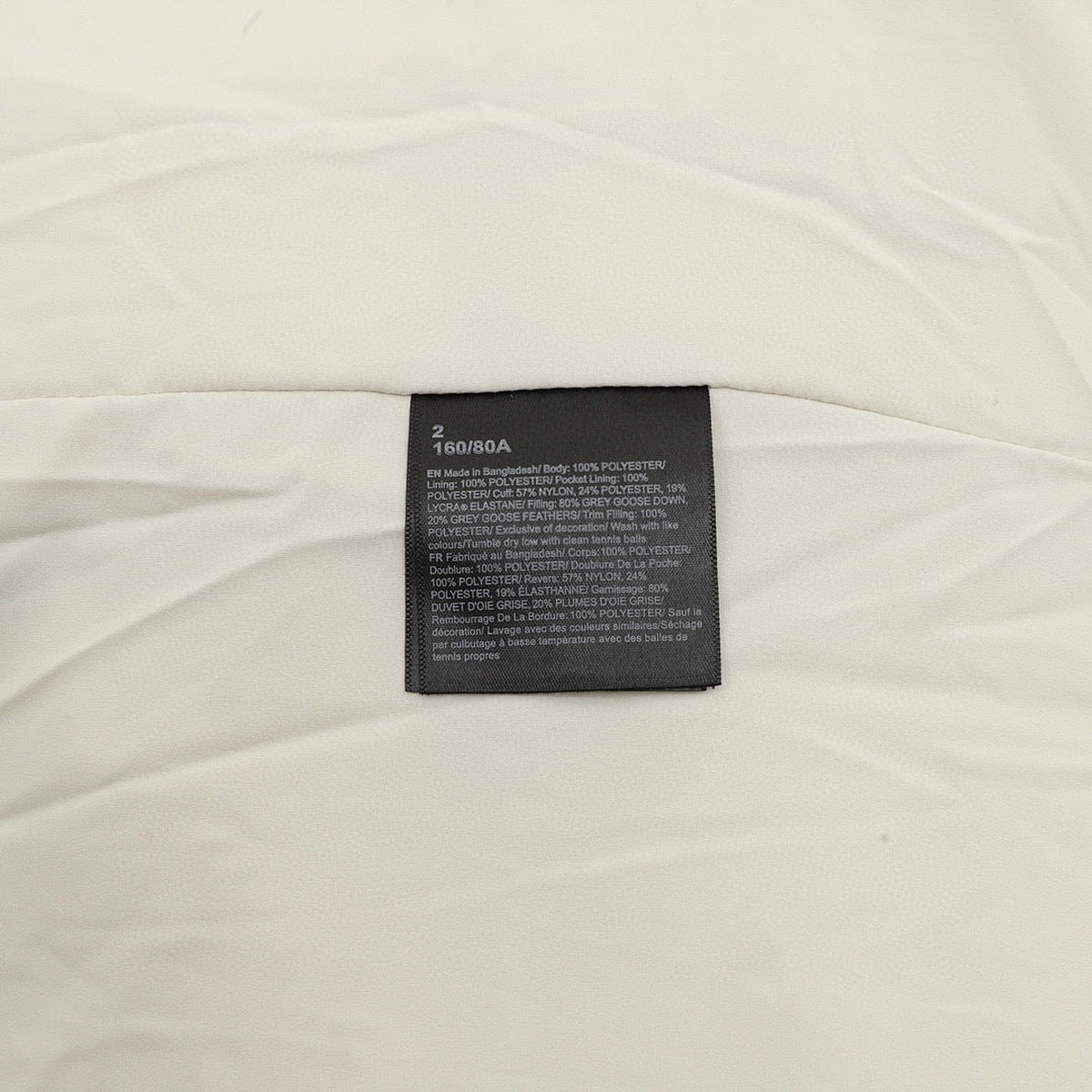 Chamarra de Plumas lululemon Wunder Puff 4 Paneles Blanca blanco, foto 3 de 9