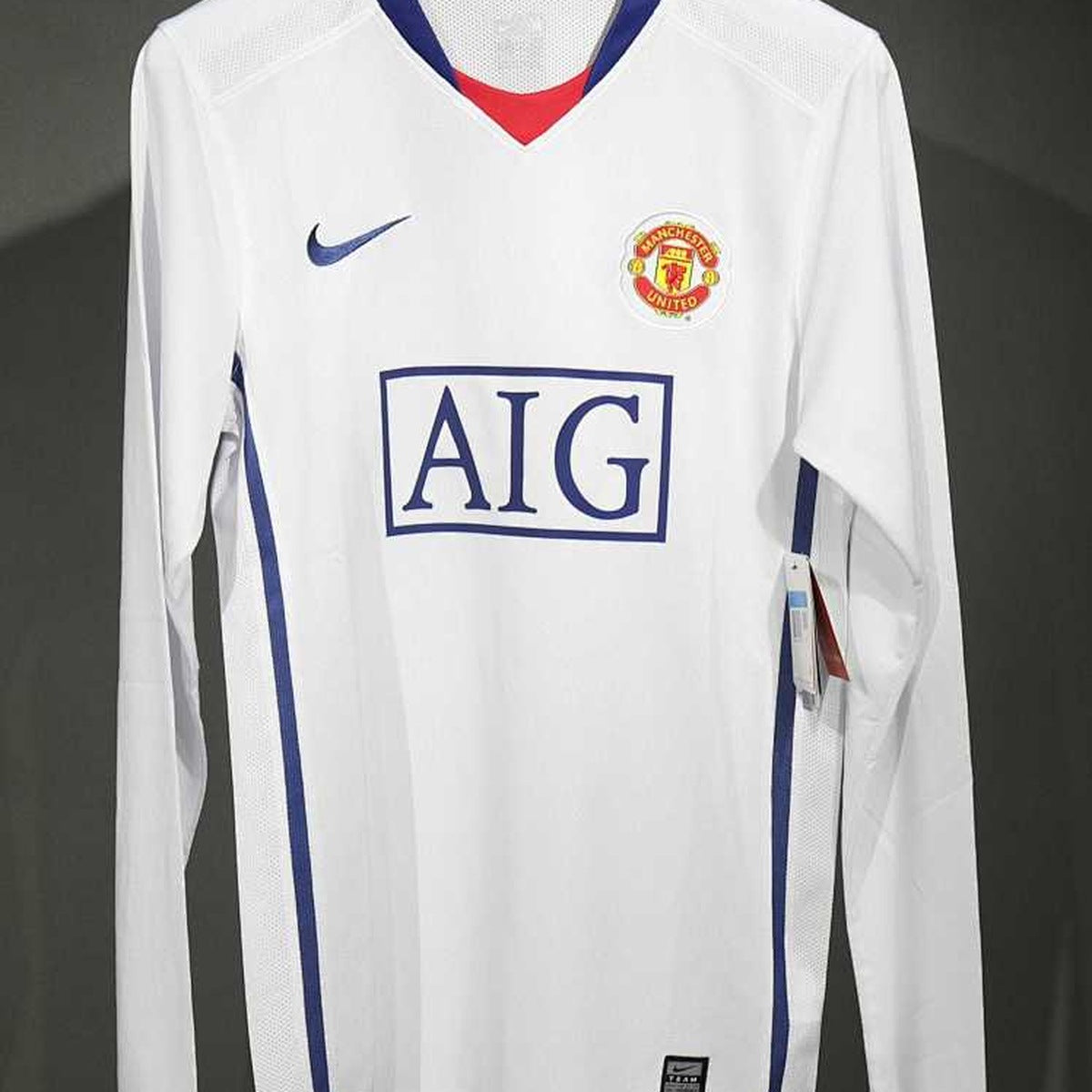 Jersey Manchester United 2008-09 Visitante blanco, foto 7 de 9