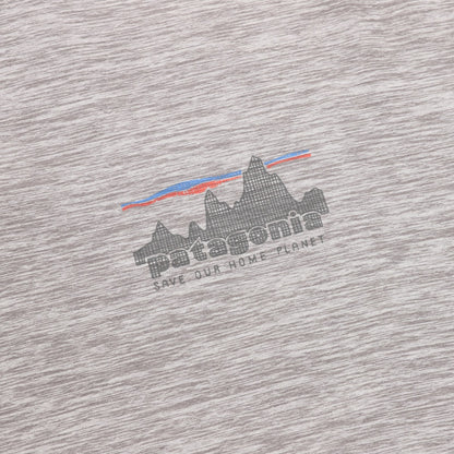 Playera Manga Larga Patagonia Capilene Cool Daily Montañas Gris, foto 6 de 9