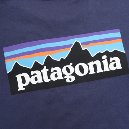 Playera Manga Larga Patagonia P 6 Logo Azul Marino, foto 4 de 9