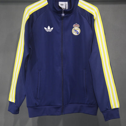 Conjunto Real Madrid adidas TRACK TOP Retro 2026 Azul marino, foto 9 de 11