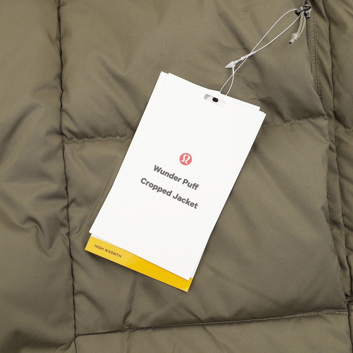 Chamarra lululemon Wunder Puff Verde, foto 7 de 9