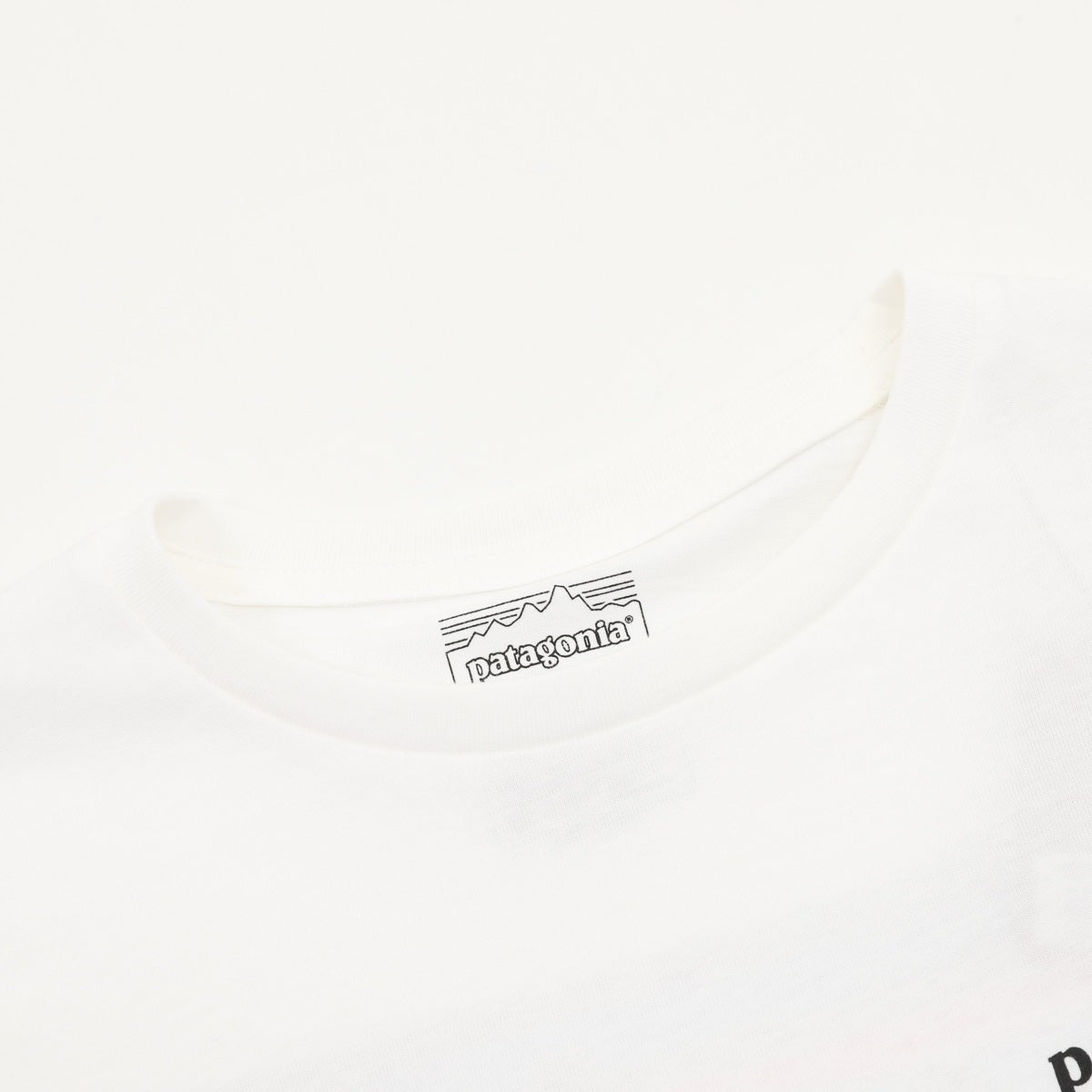 Playera Manga Larga Patagonia P 6 Logo Blanca blanco, foto 7 de 9