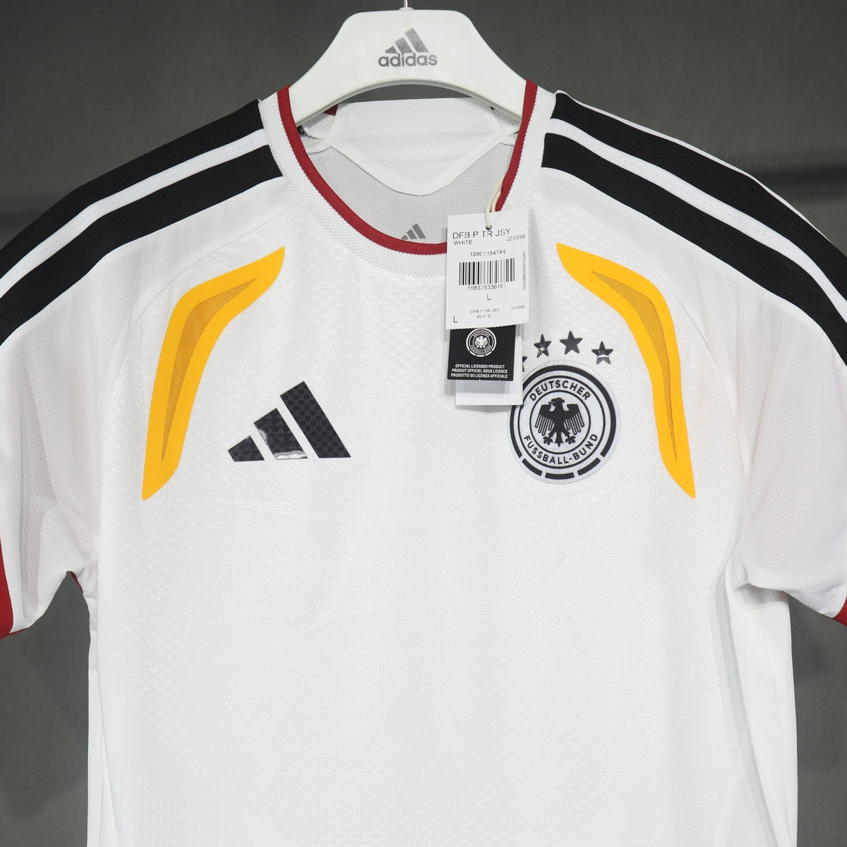Playera de Entrenamiento Alemania adidas 2026 Blanca blanco, foto 8 de 8