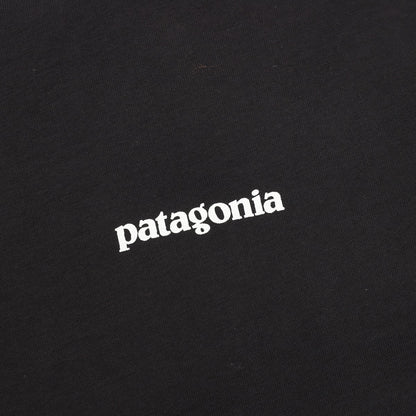 Playera Manga Larga Patagonia P 6 Logo Negra negro, foto 6 de 9