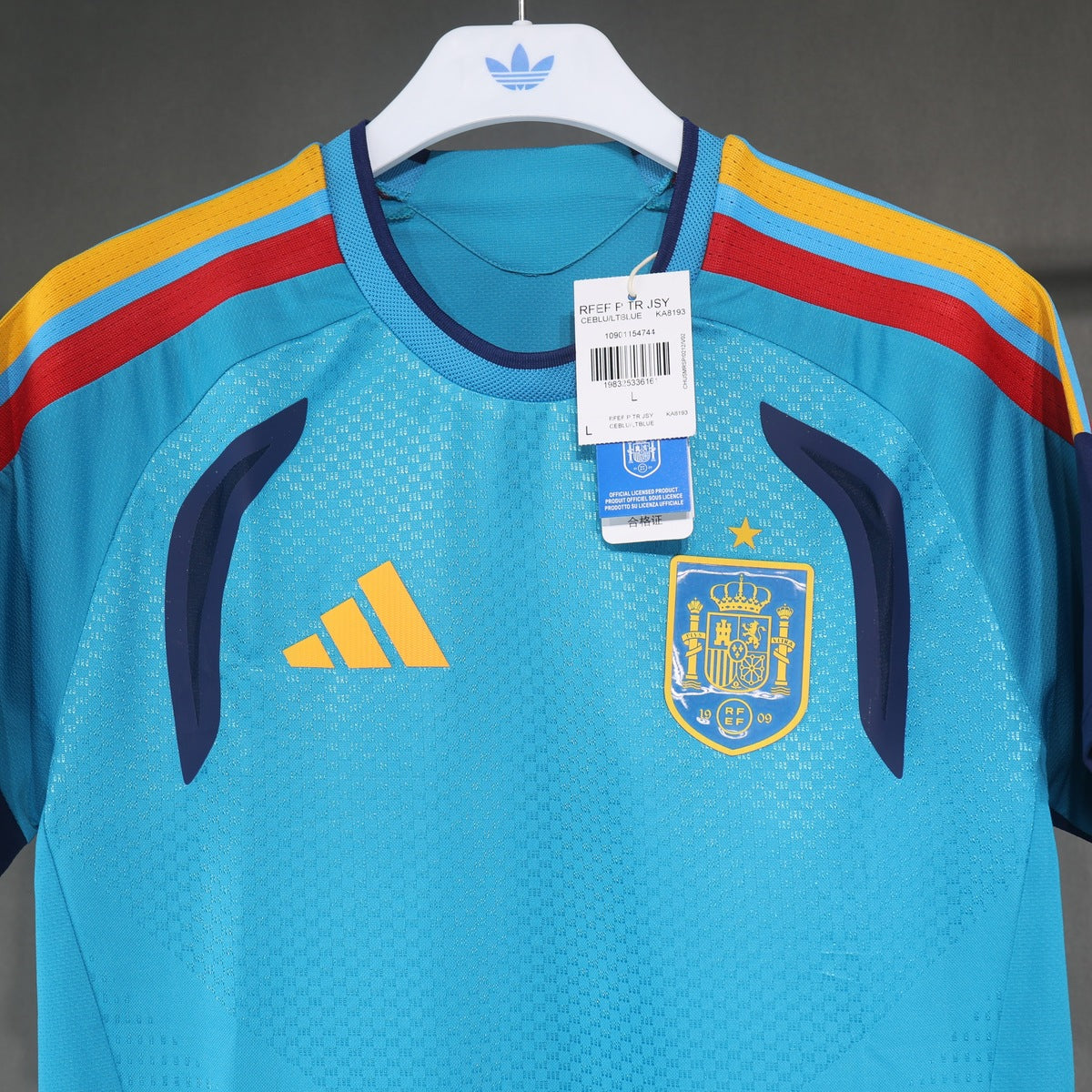 Playera de Entrenamiento España adidas 2026 Azul, foto 8 de 8