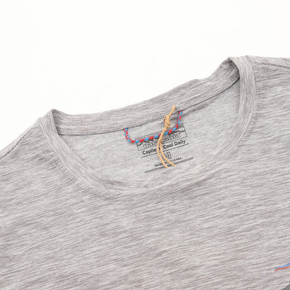 Playera Manga Larga Patagonia Capilene Cool Daily Montañas Gris, foto 7 de 9
