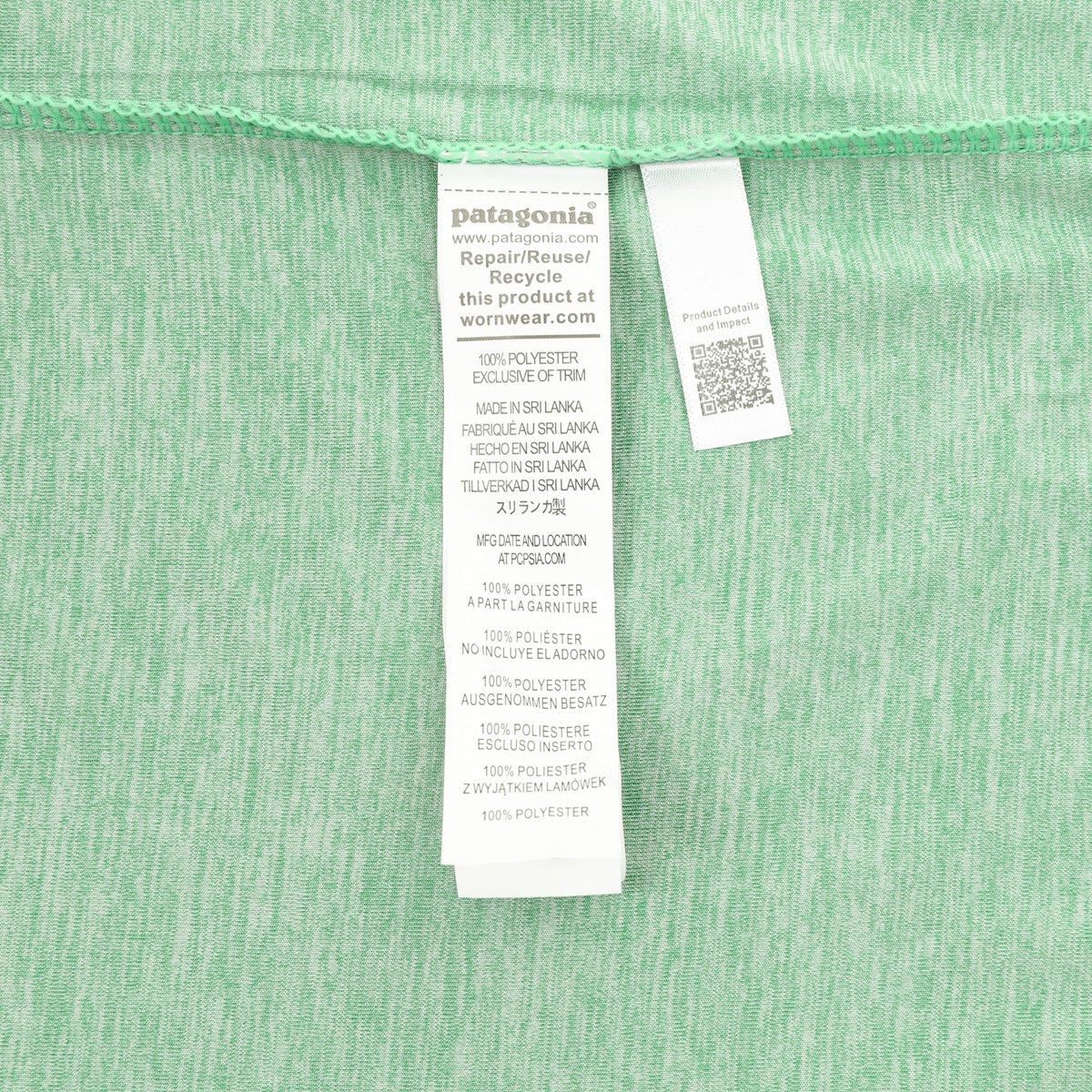 Playera Patagonia C1 Verde, foto 8 de 9
