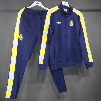 Conjunto Real Madrid adidas TRACK TOP Retro 2026 Azul marino, foto 10 de 11