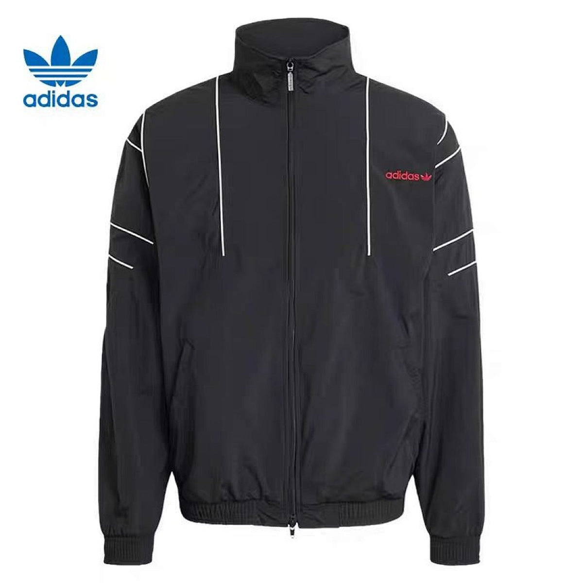 Chamarra adidas Ribetes en Contraste beige, foto 3 de 6