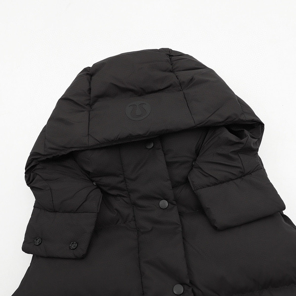 Chaleco de Plumas lululemon Wunder Puff Negro, foto 8 de 9