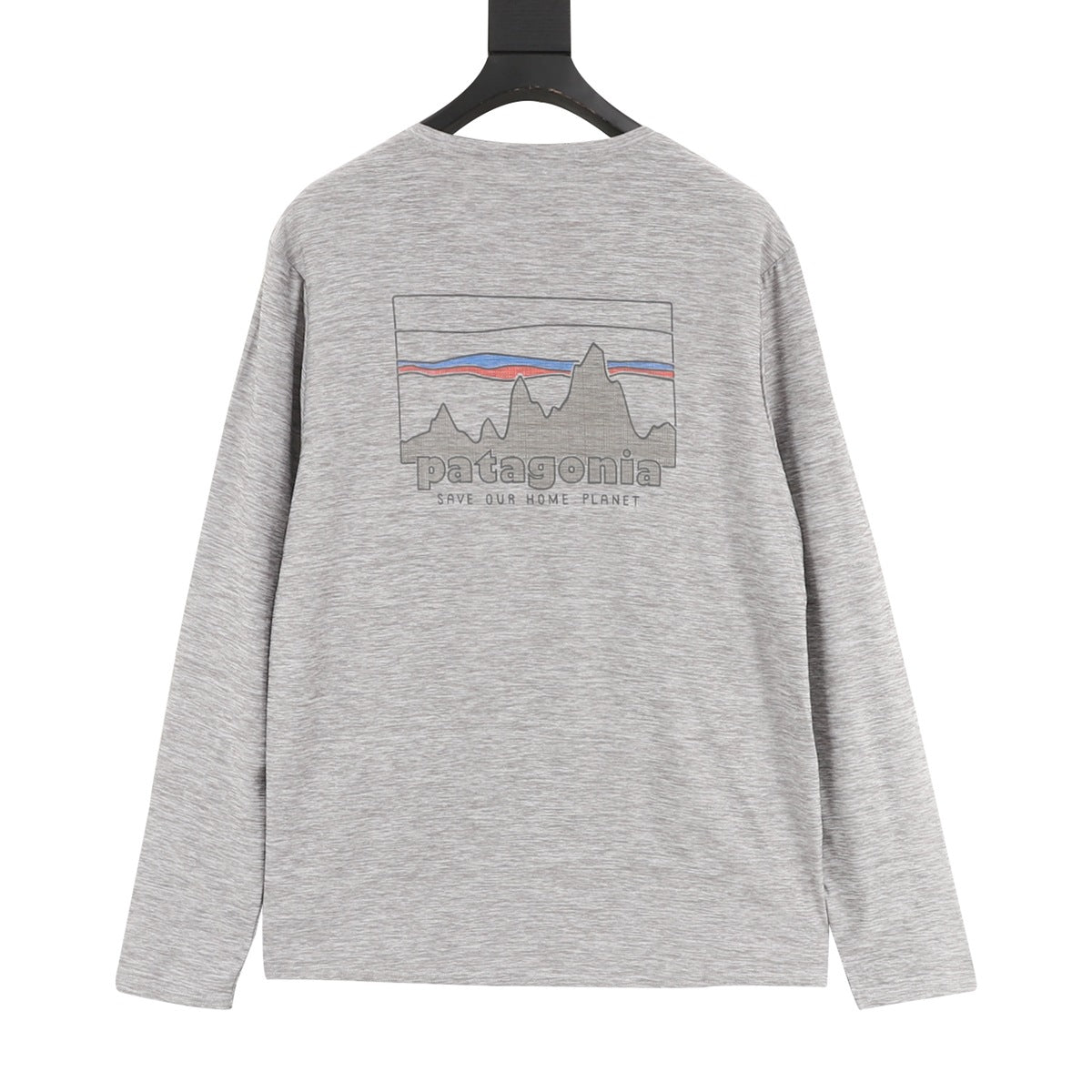 Playera Manga Larga Patagonia Capilene Cool Daily Montañas Gris, foto 9 de 9