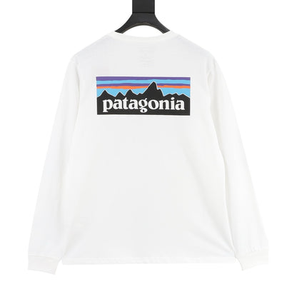 Playera Manga Larga Patagonia P 6 Logo Blanca blanco, foto 9 de 9