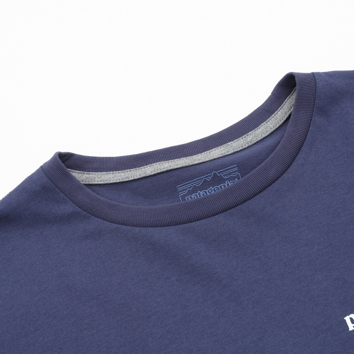 Playera Manga Larga Patagonia P 6 Logo Azul Marino, foto 7 de 9