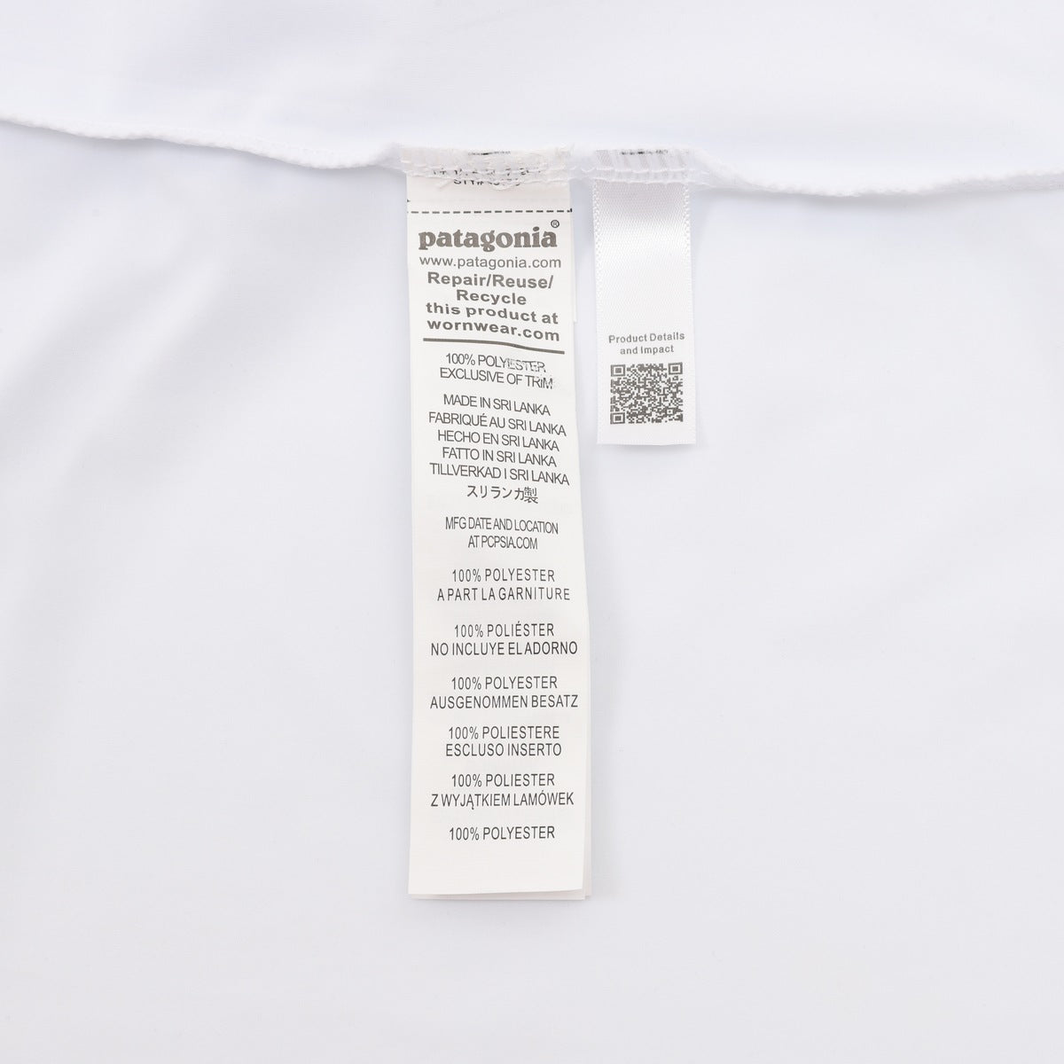 Playera Patagonia C1 Blanca blanco, foto 8 de 9