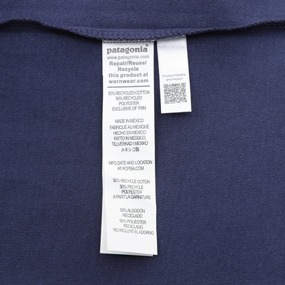 Playera Manga Larga Patagonia P 6 Logo Azul Marino, foto 8 de 9